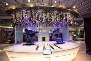 Royal Caribbean International launches Quantum of the Seas, the newest ship in the fleet, in November 2014  Bionic Bar.