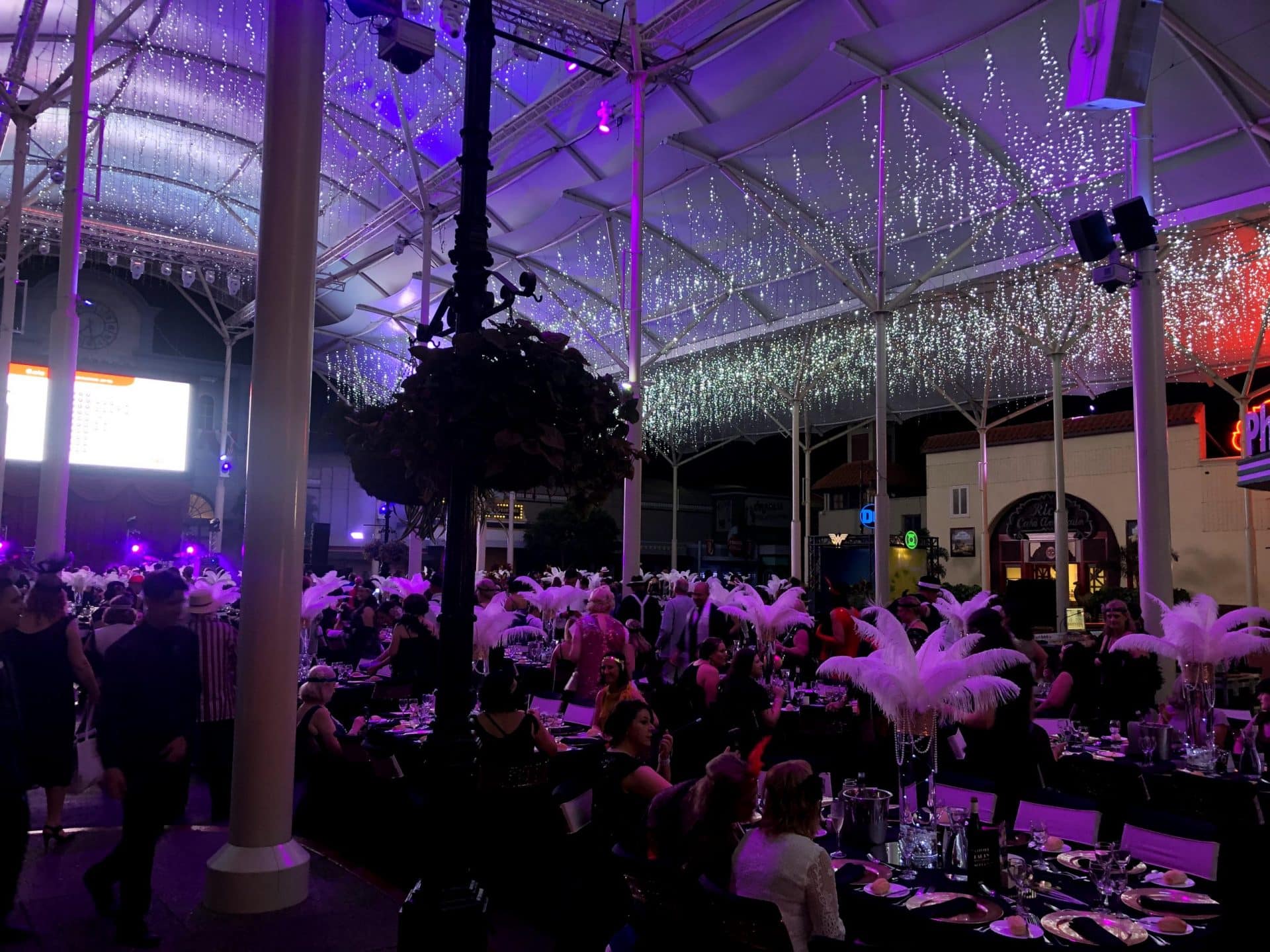 Professional DJ performing at a large corporate gala dinner in Australia